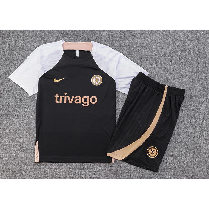 Chandal del Chelsea Manga Corta 23-24 Negro - Pantalon Corto